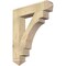 Ekena Millwork Merced Arts & Crafts Rough Sawn Bracket, Douglas Fir, 6"W x 32"D x 38"H BKT06X32X38MRC03RDF - alternate 1